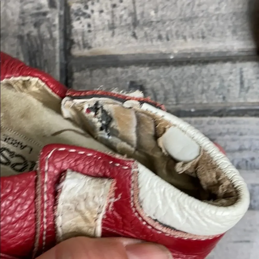Pedoodles Leather Flower Mary Janes Large